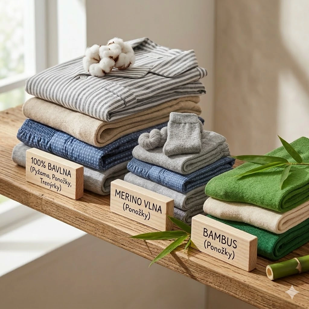 Z čeho jsou vlastně vyrobené vaše ponožky, prádlo a pyžama?