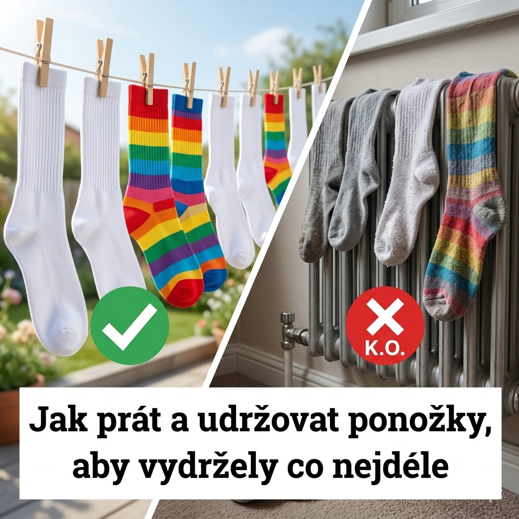 Jak prát a udržovat ponožky, aby vydržely co nejdéle