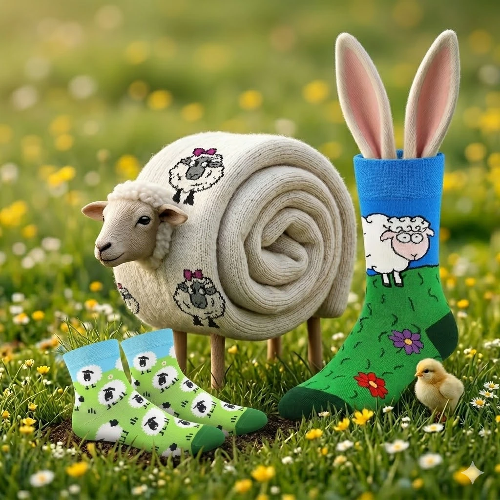 Jarní sezóna ponožek je tady