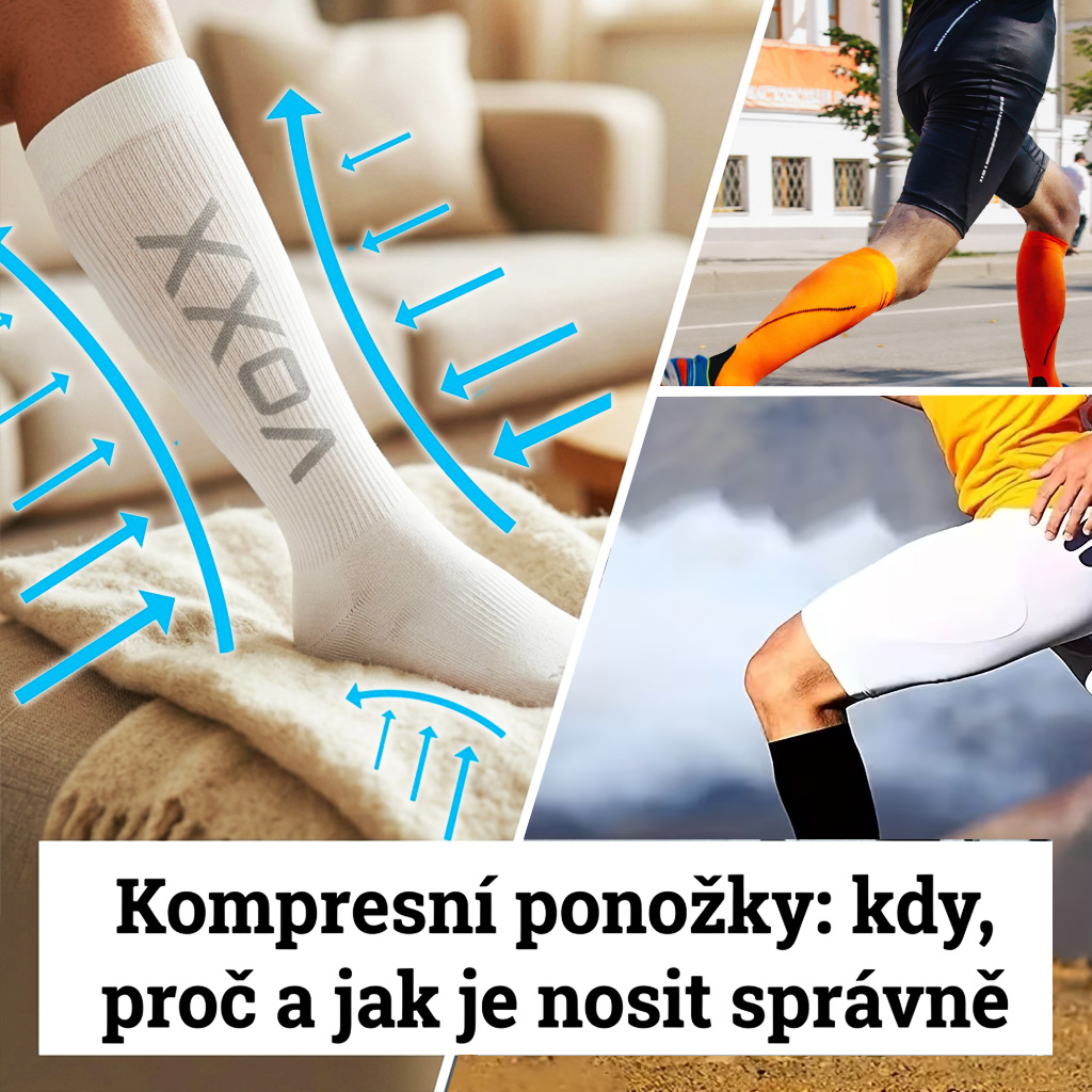 Kompresní ponožky: kdy, proč a jak je nosit správně