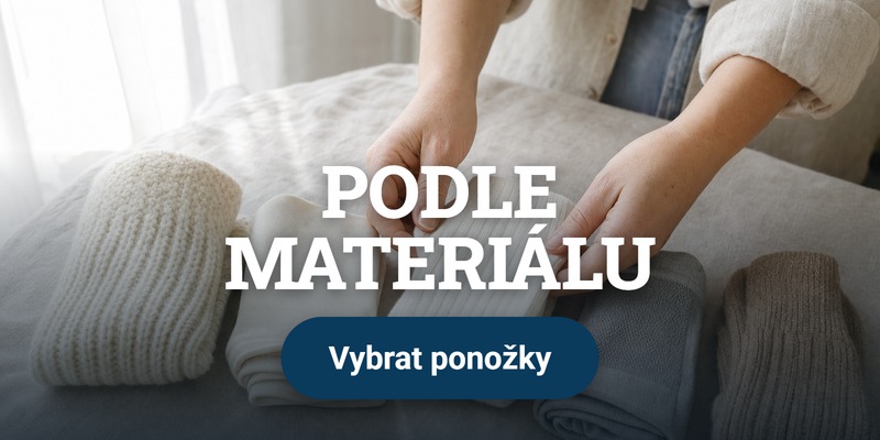 Vybírejte ponožky podle materiálu