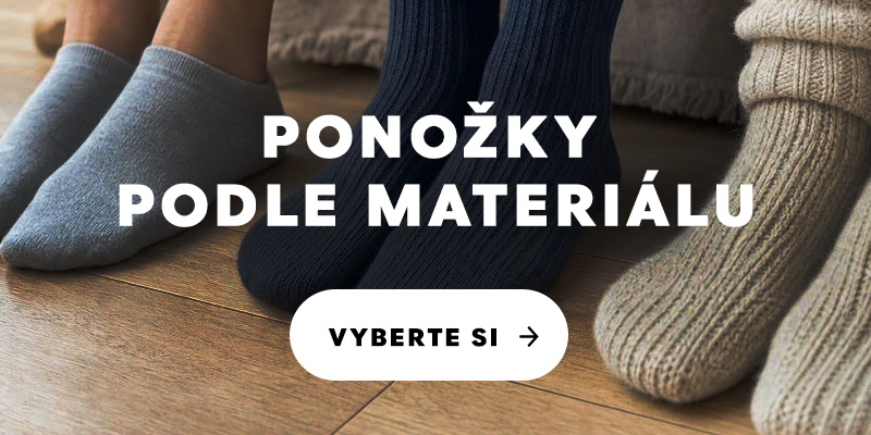 Vybírejte ponožky podle materiálu