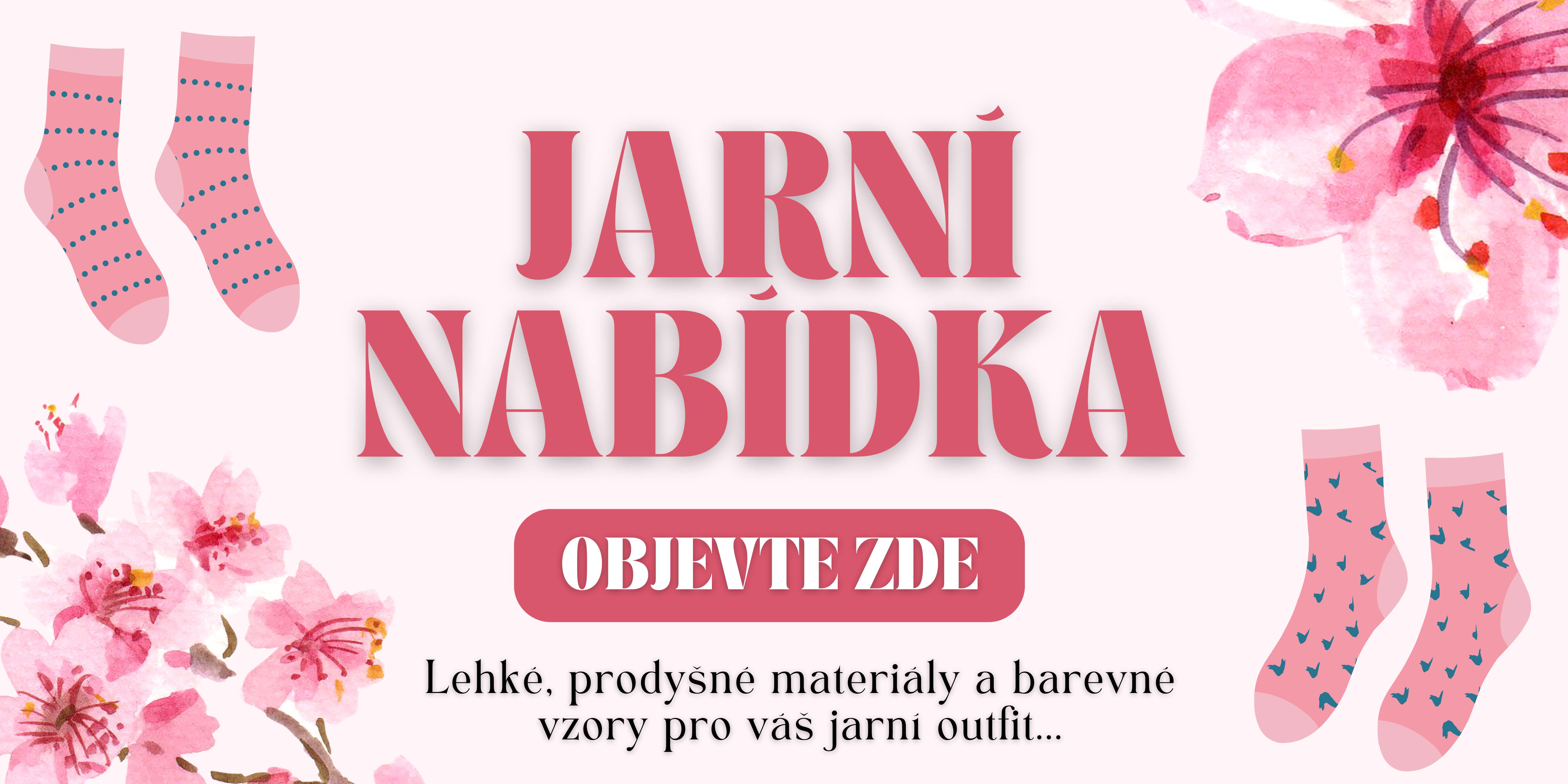 Nabídka ponožek na jaro