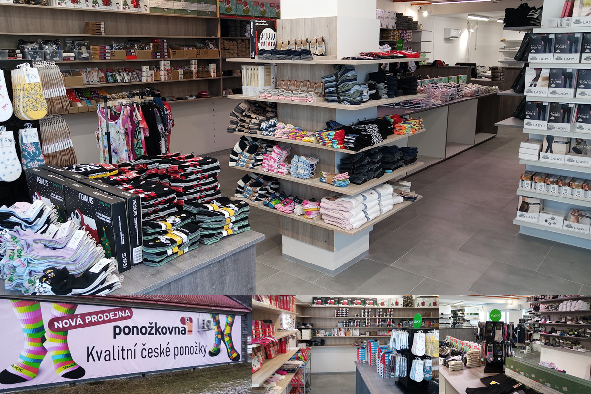 Prodejna Ponožkovna Hradec Králové