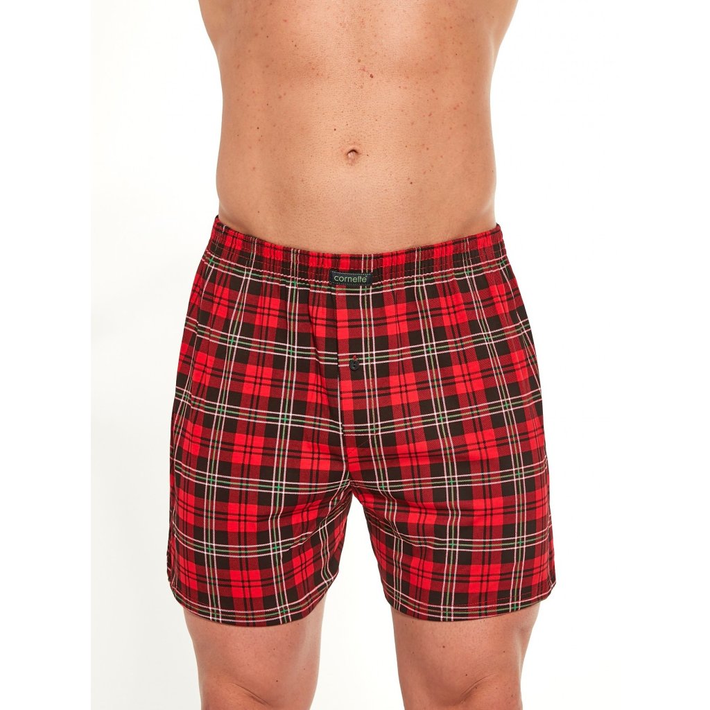 Trenky Cornette Comfort 002/244 S-XXL (Barva červená, Velikost M)