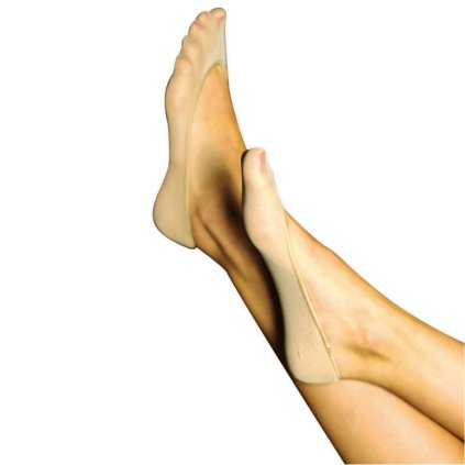 Ťapky NYLON step 2pár - sáček 20 DEN / 2 páry (Barva beige, Velikost uni)