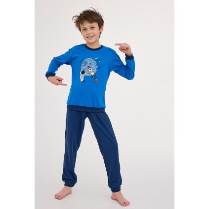 Pyžamo Cornette 966/176 Galaxy dl/r chlapecké (Barva tmavě modrá, Velikost 158-164)