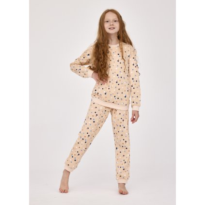 Pyžamo Cornette 033/181 Maya dl/r dívčí (Barva béž, Velikost 134-140)