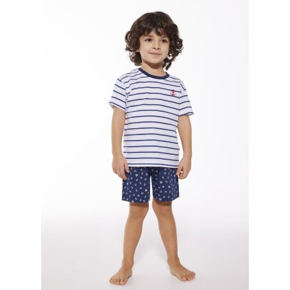 Pyžamo Cornette 801/111 Marine kr/r chlapecký (Velikost 122-128)