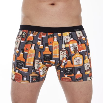 Boxerky Cornette Tattoo 280/228 Whiskey 3 M-XXL (Velikost XXL)