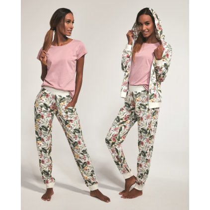 Pyžamo Cornette 355/174 Amy třídílné (Barva smetanová, Velikost S)