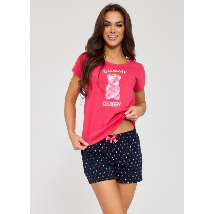 Pyžamo Cornette 628/333 Gummy Queen kr/r dámské (Velikost S)