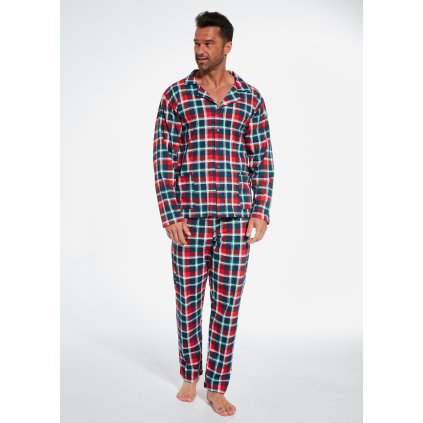 Pyžamo Cornette 905/253 Jimmie rozpínací dl/r S-XXL (Velikost L)