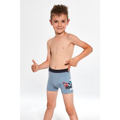 Boxerky Cornette Kids 701/97 Need for speed 2 (Barva šedá, Velikost 98-104)