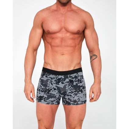Boxerky Cornette Military 296/01 S-XXL (Barva grafit, Velikost M)