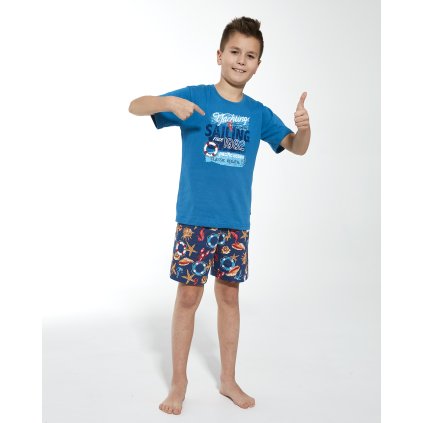 Pyžamo Cornette Chlapecké KR 789/104 Sailing (Barva Sailing marine, Velikost 122-128)