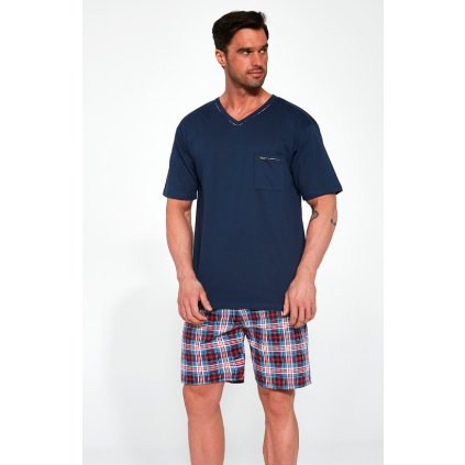 Pyžamo Cornette  329/113 Steve (Barva tmavě modrá, Velikost L)