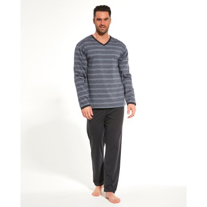Pyžamo Cornette Various 139/30 dl/r M-2XL (Barva grafit, Velikost M)