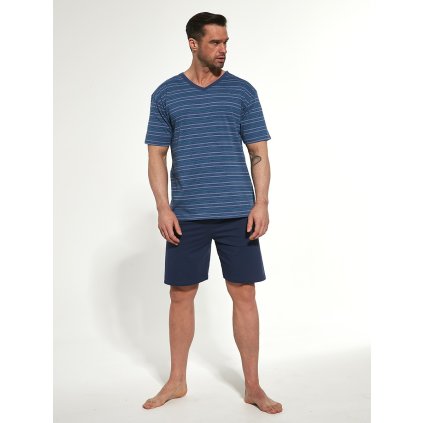 Pyžamo Cornette 330/25 Various S-2XL (Barva tmavě modrá, Velikost M)
