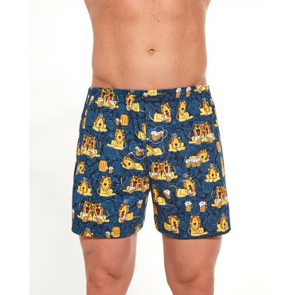 Trenky Cornette Classic 001/127 S-XXL (Barva tmavě modrá, Velikost M)