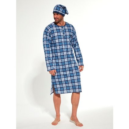 Košile Cornette 110/09 672601 dl/r M-2XL (Barva světle modrá, Velikost M)