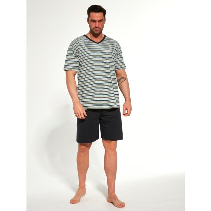 Pyžamo Cornette Various 330/24 kr/r M-2XL (Barva šedá, Velikost M)