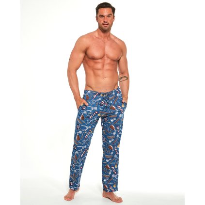 Pyžamové kalhoty Cornette 691/33 655301 S-2XL (Barva jeans, Velikost M)