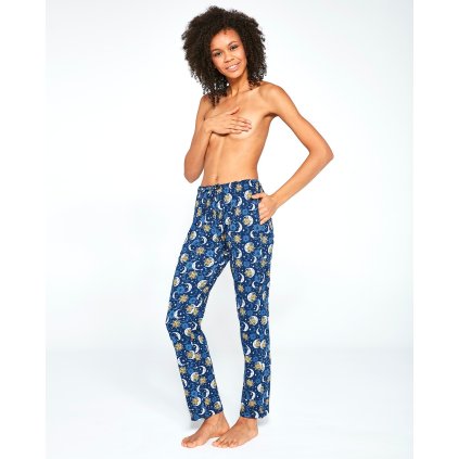 Pyžamové kalhoty Cornette 993/26 662301 (Barva tmavě modrá, Velikost S)