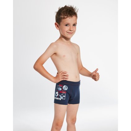 Boxerky Cornette Kids Boy 701/98 Sport 2 (Barva tmavě modrá, Velikost 110-116)