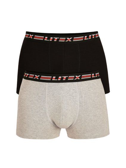 Boxerky pánské 9B548 LITEX (Velikost L, Barva černá)