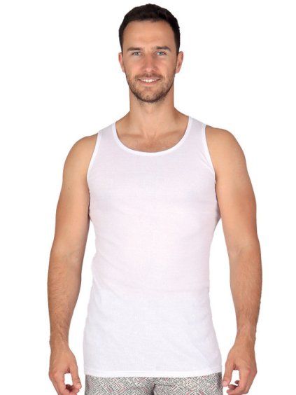 Pánské tílko MAXIMEX 002 (Velikost 3XL, Barva Bílá)