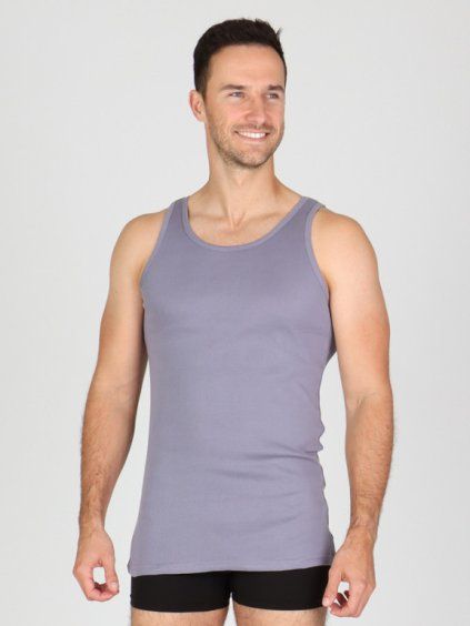 Pánské tílko MAXIMEX 043 (Velikost 3XL, Barva Šedá)
