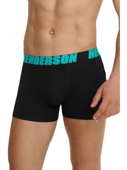 3pack Pánských boxerek Immort černé s logem (Velikost 3XL, Barva černá)
