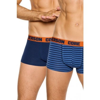 2pack boxerky Naff Core modré a s proužky (Velikost XXL)