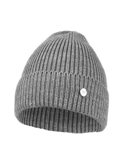 Dámská čepice Knitland šedá (Barva šedá)
