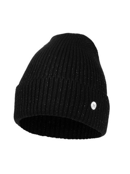 Dámská čepice Knitland černá (Barva černá)