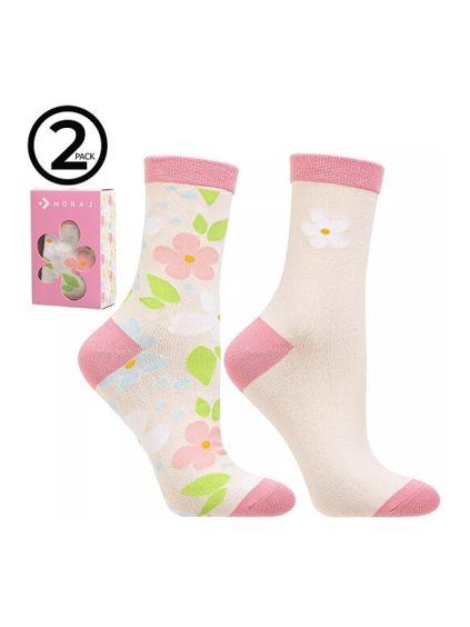 2pack ponožek Spring v krabičce (Velikost 35/38, Barva vícebarevná)