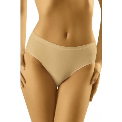Dámské kalhotky s vyšším pasem Comforta béžové (Velikost XXL)