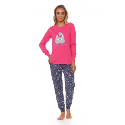 Dámské pyžamo Friends forever růžové (Velikost XL)