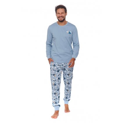 Pánské pyžamo Dreams světle modré (Velikost XXL)