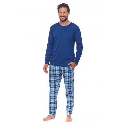 Pánské pyžamo Jones modré (Velikost XXL)