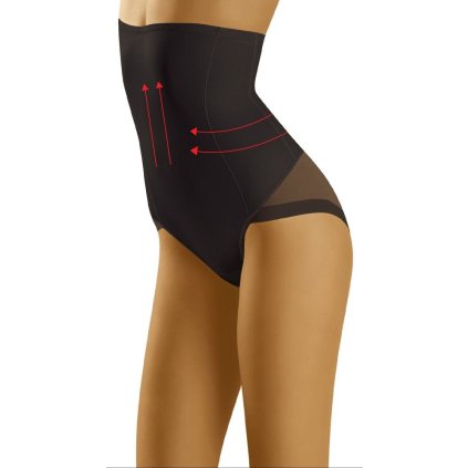 Zeštíhlující a modelující kalhotky Suprima černé (Velikost XXL)