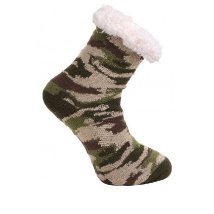 Protiskluzové ponožky Masker winter zelené