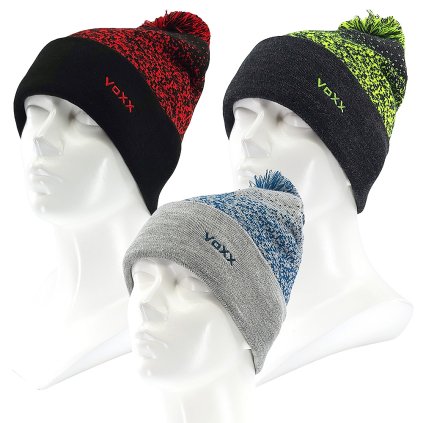 Pletené čepice Paragan (Barva tm. šedá, Velikost uni)