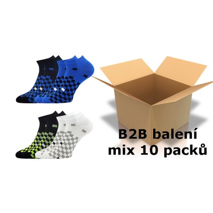 Ponožky PIKI 41 - 2pár (Barva A,B, Velikost 39-42, 43-46)