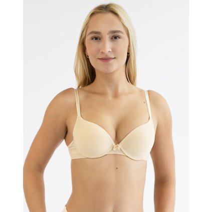 GINA dámské podprsenka vyztužená, vyztužené, šité, jednobarevné 17000P - koňak 75B (Velikost 75B, Barva koňak)