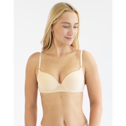 GINA dámské podprsenka vyztužená, vyztužené, šité 17009P - koňak 75B (Velikost 75B, Barva koňak)