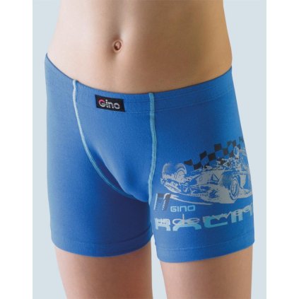 GINA dětské boxerky s delší nohavičkou chlapecké, delší nohavička, šité, s potiskem 23000P - atlantic 122 (Velikost 122, Barva atlantic)