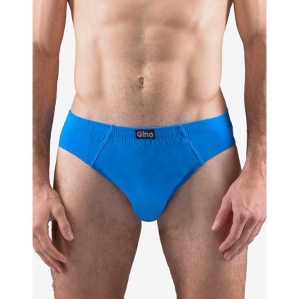 GINA pánské slipy s úzkým bokem, úzký bok, šité, jednobarevné 70047P - atlantic 50/52 (Velikost 50/52, Barva atlantic)