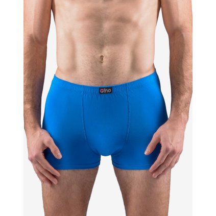 GINA pánské boxerky kratší nohavička, šité, jednobarevné 73064P - atlantic 46/48 (Velikost 46/48, Barva atlantic)